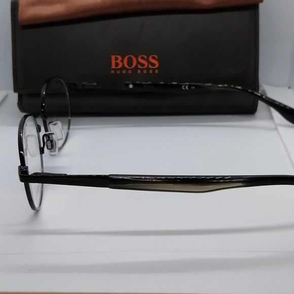 New/Authentic Eyeglass Hugo Boss Orange BO0208 BLK - Picture 6 of 8